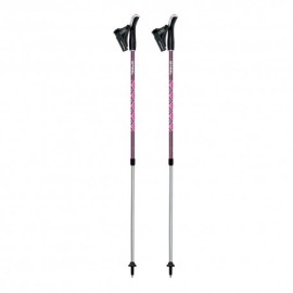Gabel Bastoncini Trekking Ritmo 77-130Cm Fuxia