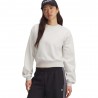 Under Armour Felpa Palestra Giro Icon Vida Flc Crew Summit Bianco Donna
