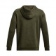 Under Armour Felpa Palestra Icon Fleece Fz Verde Uomo
