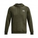 Under Armour Felpa Palestra Icon Fleece Fz Verde Uomo