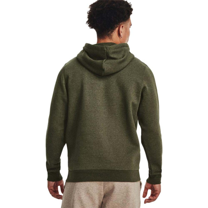 Under Armour Felpa Palestra Icon Fleece Fz Verde Uomo