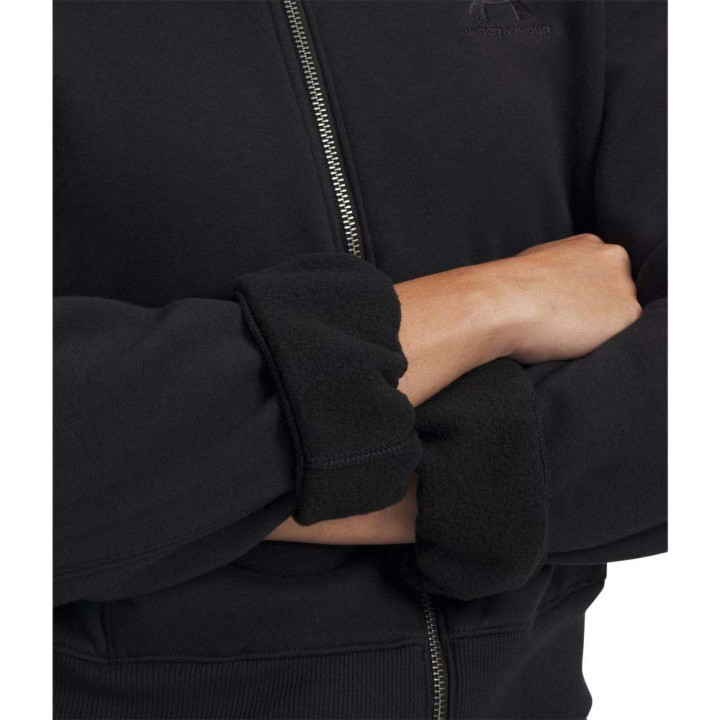 Under Armour Felpa Palestra Icon Vida Flc Nero Donna