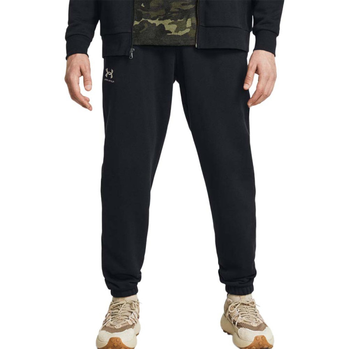 Under Armour Pantaloni Con Polsino Icon Fleece Jogger Nero Uomo