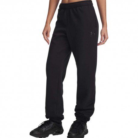 Under Armour Pantaloni Con Polsino Icon Vida Flc Jogger Nero Donna