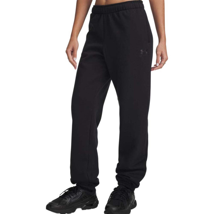 Under Armour Pantaloni Con Polsino Icon Vida Flc Jogger Nero Donna