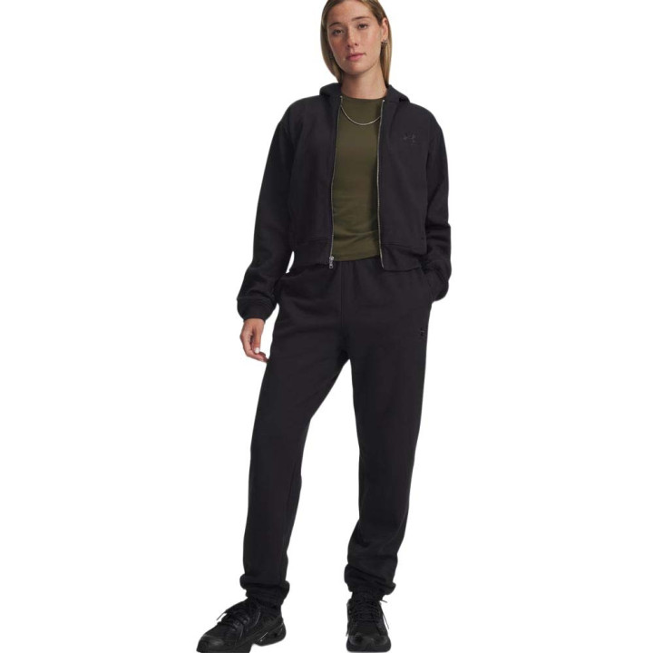 Under Armour Pantaloni Con Polsino Icon Vida Flc Jogger Nero Donna