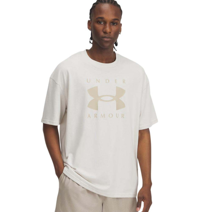 Under Armour Maglietta Palestra Logo Summit Bianco Uomo