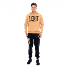 Leone Tuta Sportiva Con Cappuccio Big Logo Moro Uomo