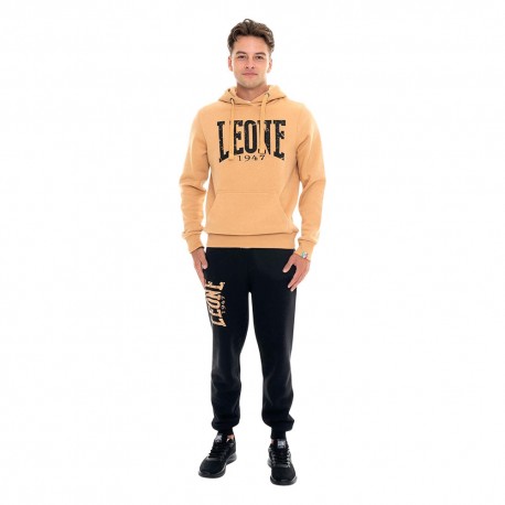Leone Tuta Sportiva Con Cappuccio Big Logo Moro Uomo