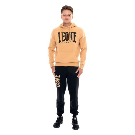 Leone Tuta Sportiva Con Cappuccio Big Logo Moro Uomo