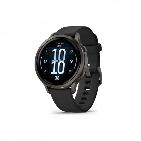 Garmin Nero Venu 4 Bluetooth Gps 41Mm Amoled Resistenza All'acqua 5Atm Spo2 Cardio Sonno - Immagine 2