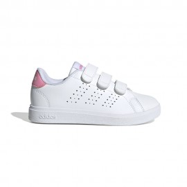 Adidas Advantage Base 2.0 Cf Ps Bianco Rosa - Sneakers Bambina