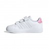 Adidas Advantage Base 2.0 Cf Ps Bianco Rosa - Sneakers Bambina