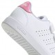 Adidas Advantage Base 2.0 Cf Ps Bianco Rosa - Sneakers Bambina