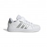 Adidas Grand Court 2.0 El Ps Bianco Argento - Sneakers Bambino