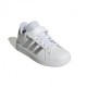Adidas Grand Court 2.0 El Ps Bianco Argento - Sneakers Bambino