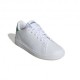 Adidas Advantage Base 2.0 J Gs Bianco Grigio - Sneakers Bambino