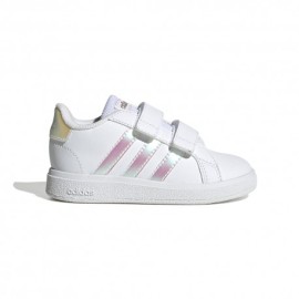 Adidas Grand Court 2.0 Cf I Td Bianco Lilla - Sneakers Bambina