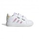 Adidas Grand Court 2.0 Cf I Td Bianco Lilla - Sneakers Bambina