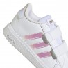Adidas Grand Court 2.0 Cf I Td Bianco Lilla - Sneakers Bambina