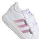 Adidas Grand Court 2.0 Cf I Td Bianco Lilla - Sneakers Bambina