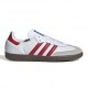 Adidas Originals Samba Og Bianco Scarlet - Sneakers Uomo