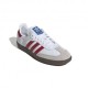 Adidas Originals Samba Og Bianco Scarlet - Sneakers Uomo