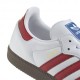Adidas Originals Samba Og Bianco Scarlet - Sneakers Uomo