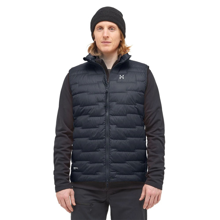 Haglofs Gilet Piuma Roc Flash True Nero Uomo