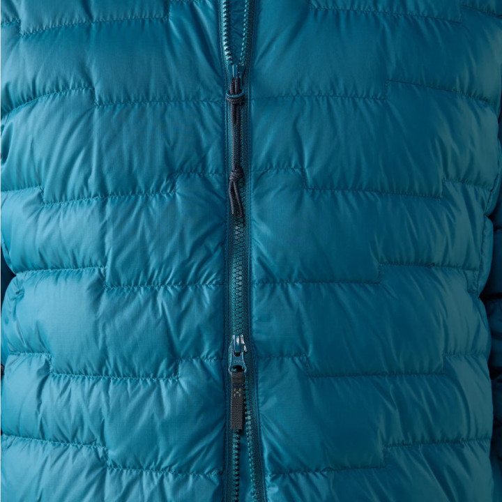 Haglofs Giacca Piuma Roc Flash Down Hood Deep Teal Uomo