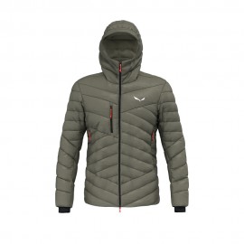 Salewa Giacca Piuma Ortles Medium 3 Rds Faded Verde Uomo