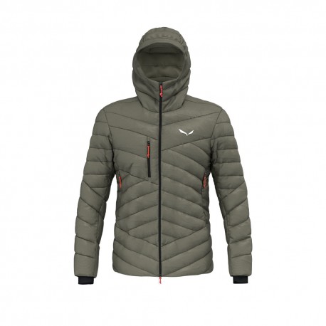 Salewa Giacca Piuma Ortles Medium 3 Rds Faded Verde Uomo