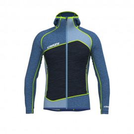 Crazy Maglia Maniche Lunghe Resolution Liken Blu Uomo