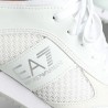 Ea7 Emporio Armani Laces Bianco Argento - Sneakers Donna