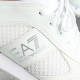 Ea7 Emporio Armani Laces Bianco Argento - Sneakers Donna
