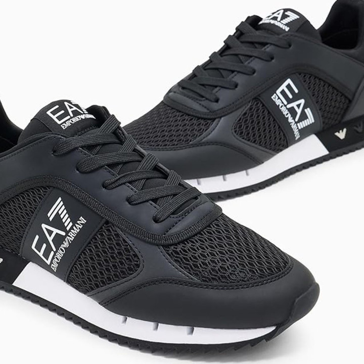 Ea7 Nero&Bianco Laces Nero Bianco - Sneakers Uomo