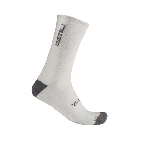 Castelli Calze Ciclismo Venti Soft Merino Bianco Uomo