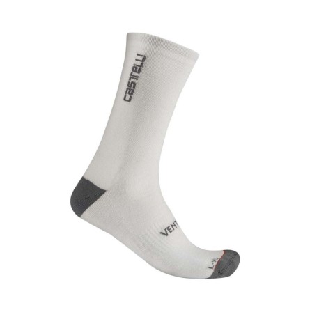 Castelli Calze Ciclismo Venti Soft Merino Bianco Uomo