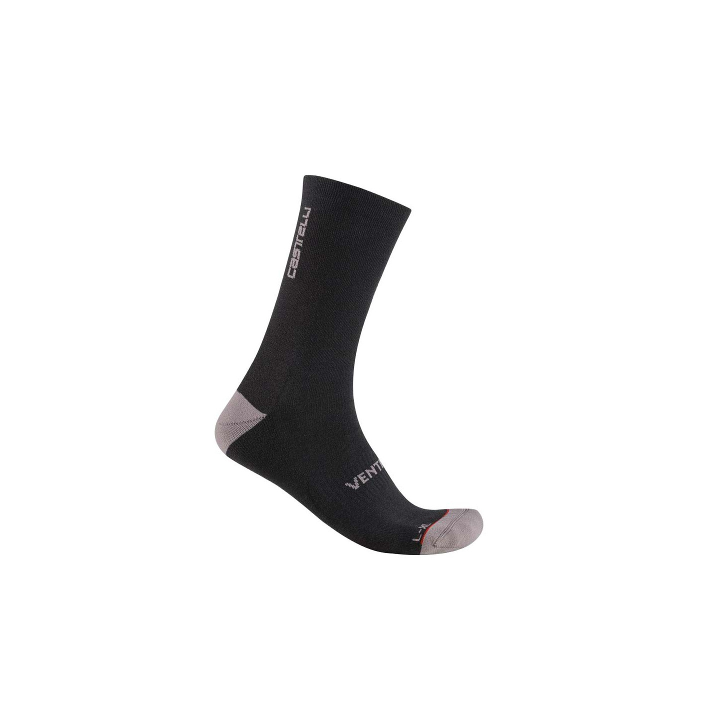 Castelli Calze Ciclismo Venti Soft Merino Nero Uomo L/XL