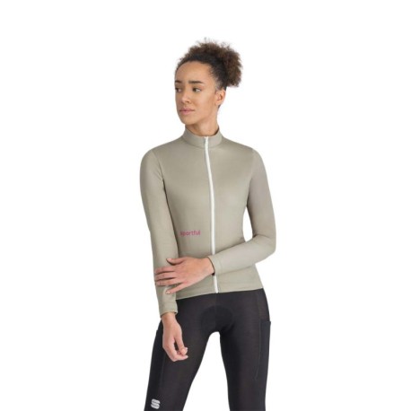 Sportful Maglia Ciclismo Thermal Classic Light Verde Donna