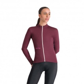 Sportful Maglia Ciclismo Thermal Classic Deep Bordeaux Donna