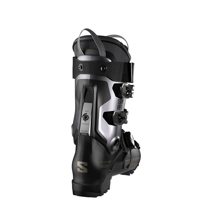 Salomon S Pro Supra Boa 120 Gw Nero Hematite Met - Scarponi Da Sci Uomo