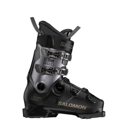 Salomon S Pro Supra Boa 120 Gw Nero Hematite Met - Scarponi Da Sci Uomo