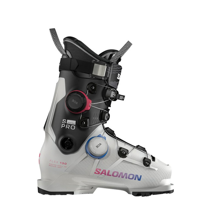 Salomon S Pro Supra Dual Boa 130 Gw Gray Aurora Nero  - Scarponi Da Sci Uomo
