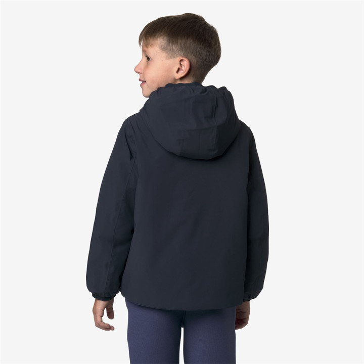 K-Way Giacca Jack Reversibile Blu Bambino
