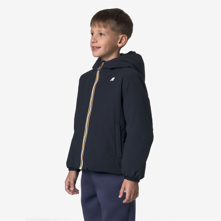 K-Way Giacca Jack Reversibile Blu Bambino