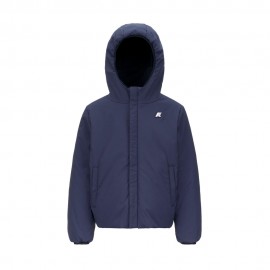 K-Way Giacca Jack Reversibile Blu Bambino