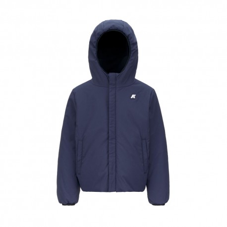K-Way Giacca Jack Reversibile Blu Bambino
