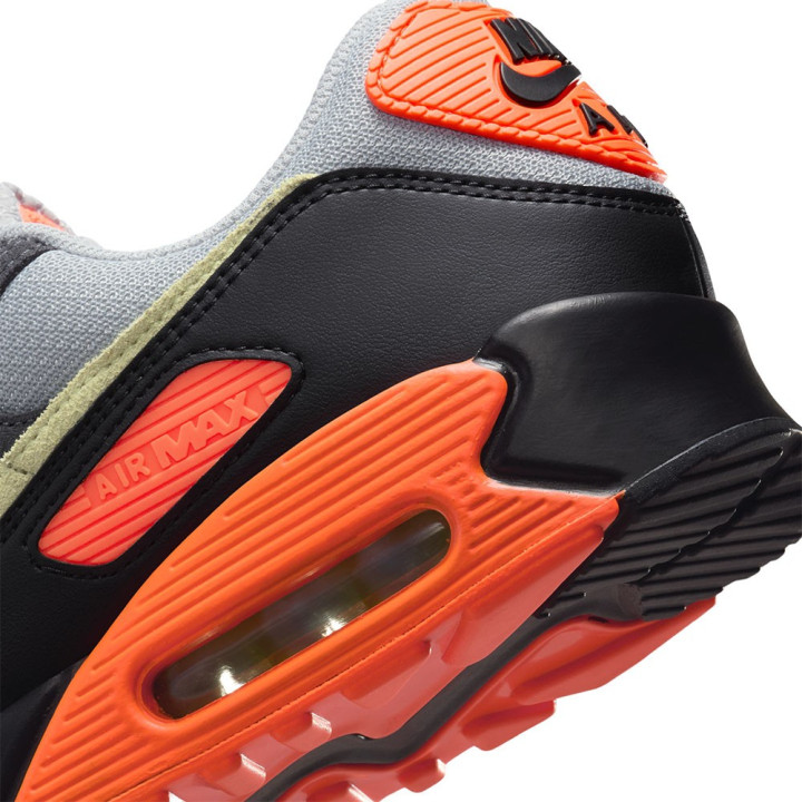 Nike Air Max 90 Mesh Grigio Limelight - Sneakers Uomo