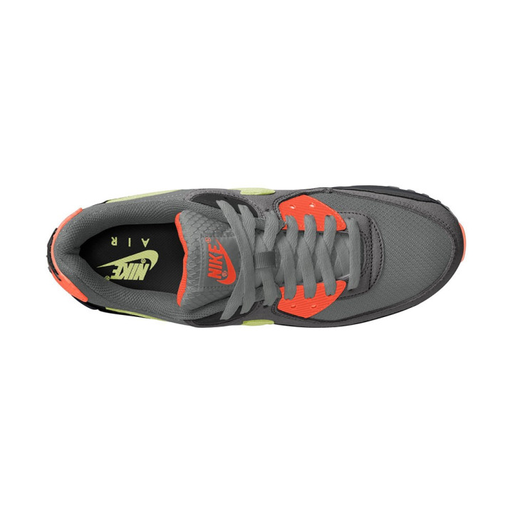 Nike Air Max 90 Mesh Grigio Limelight - Sneakers Uomo